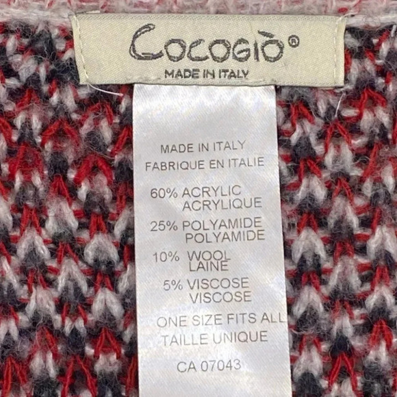 Cocogio Anthropologie Made in Italy Poncho Sweater - Picture 6 of 7